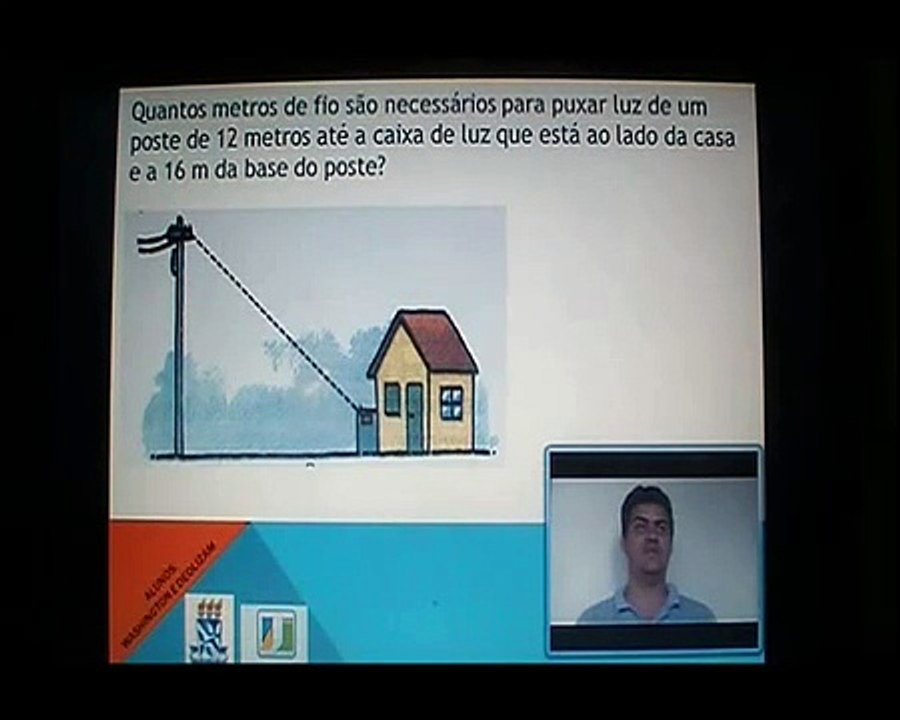 TEOREMA DE PITÁGORAS (EXERCÍCIOS) parte 1