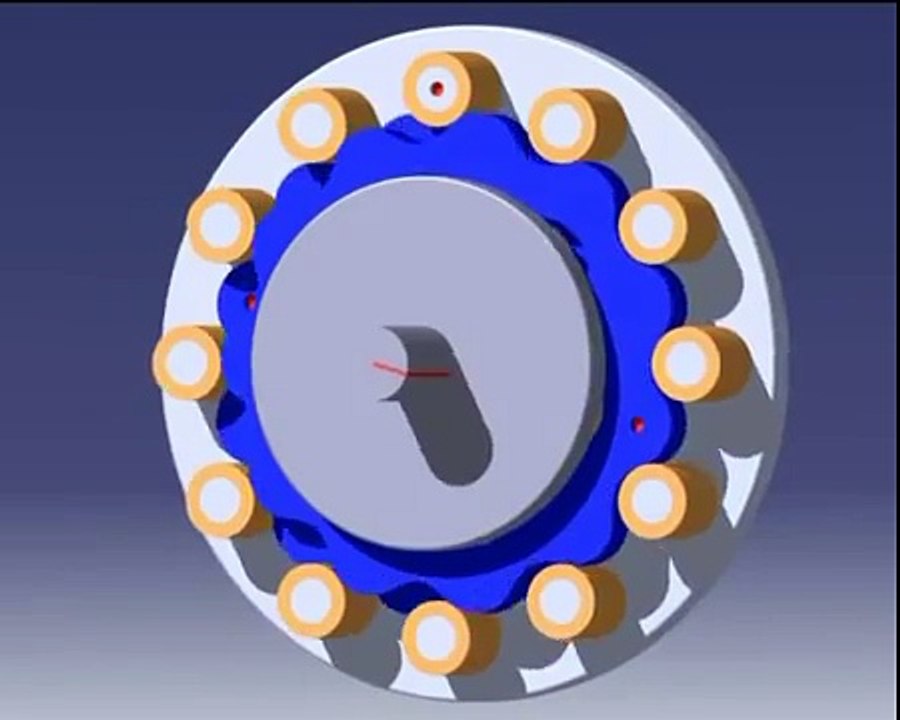 Cyclo-Getriebe Simulation