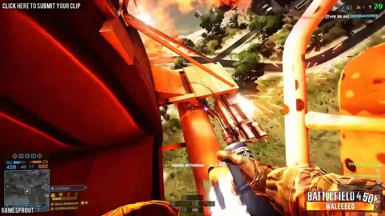 TOP 50 GREATEST MOMENTS IN BATTLEFIELD 4 (GameSprout) #2