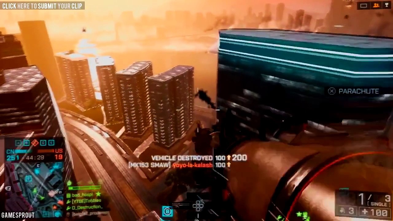 TOP 50 GREATEST MOMENTS IN BATTLEFIELD 4 (GameSprout)
