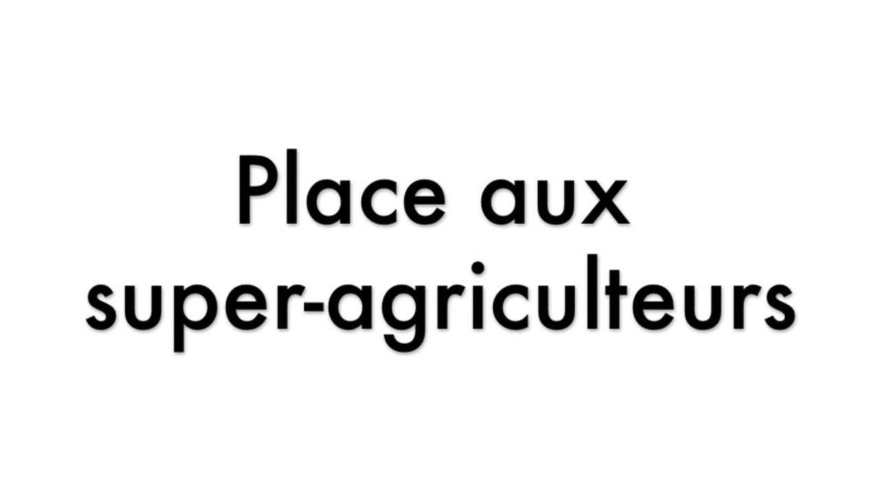 [SIA 2015] Teaser - Super-agriculteur