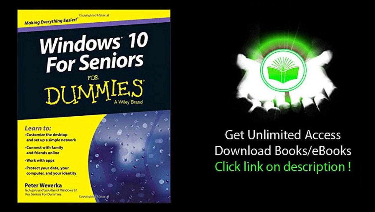 PDF DOWNLOAD Windows 10 For Seniors For Dummies