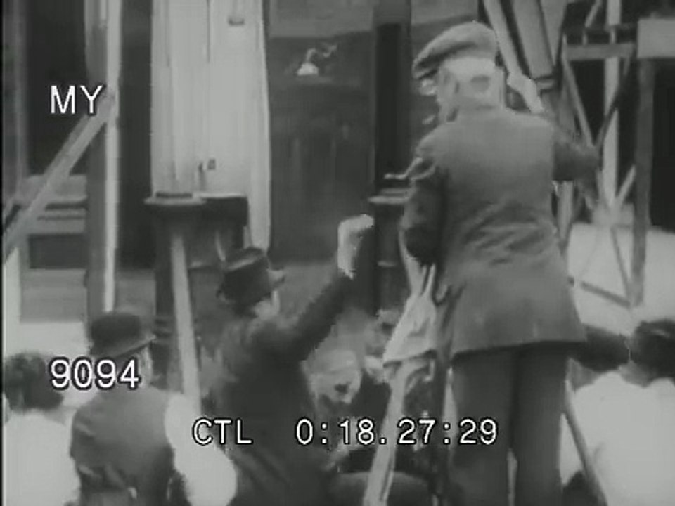 Stock Footage - Silent footage of 1920s Los Angeles - automobiles, motion picture industry