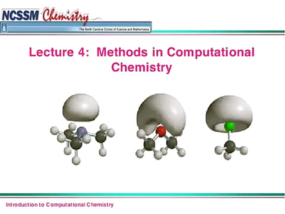 Methods in Computational Chemistry