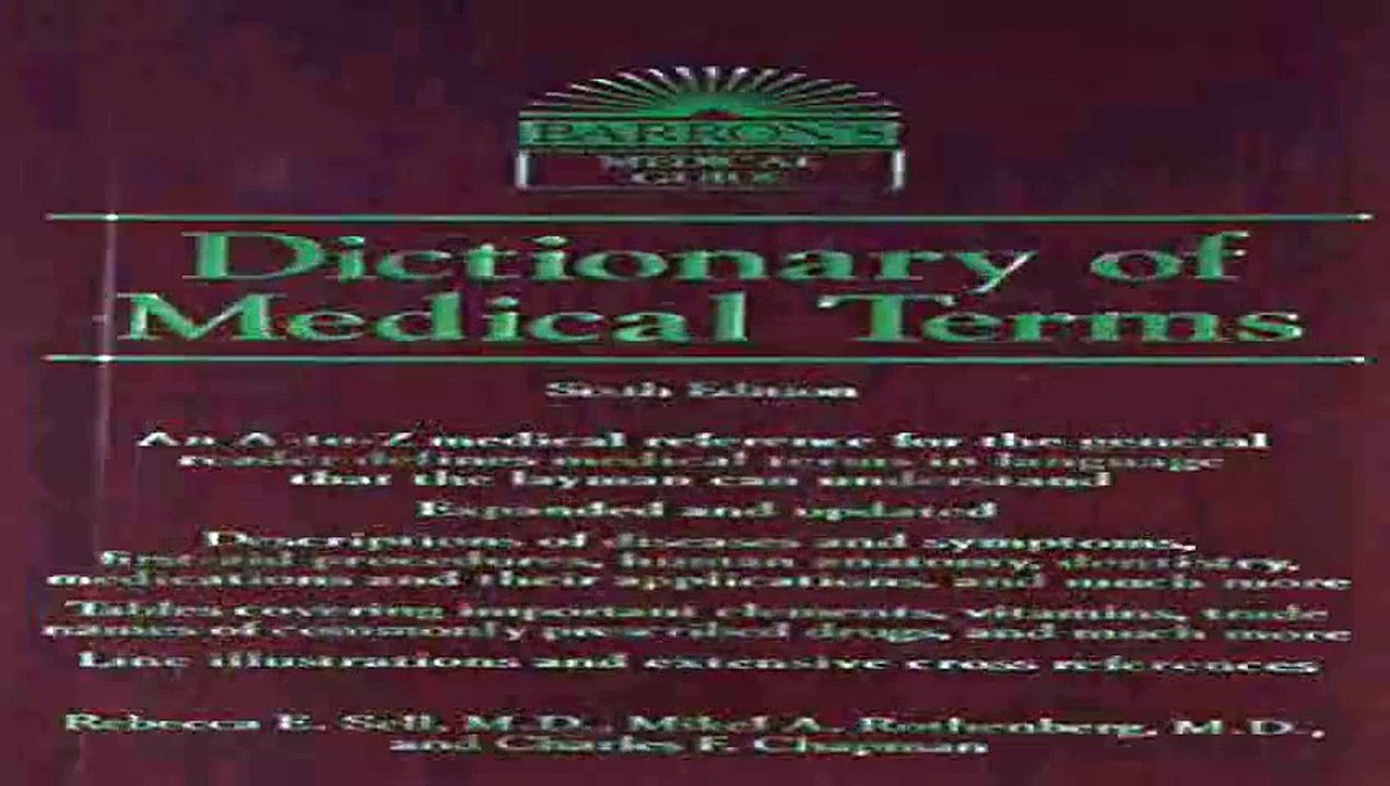 Dictionary of Medical Terms