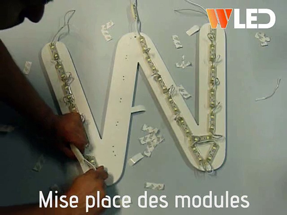 Module LED WLED pour lettre boitier
