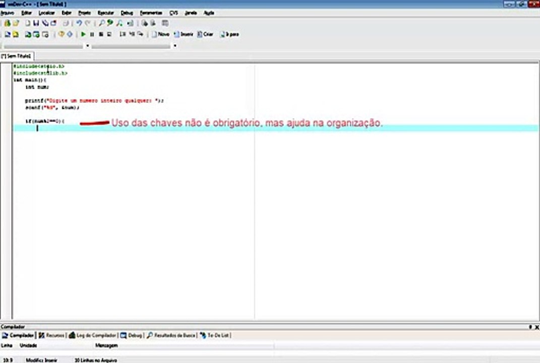 Linguagem C - Par ou Impar