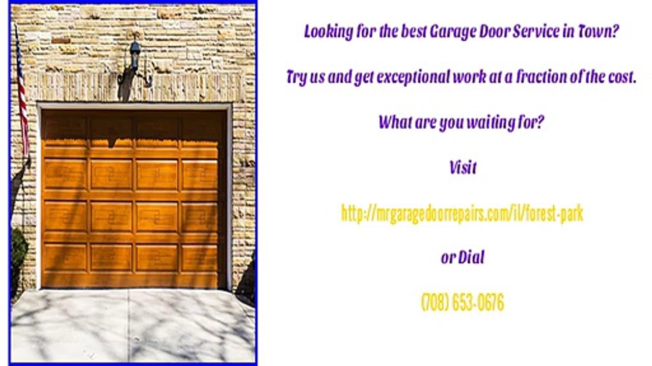 Garage Door Repair Services in Forest Park, IL