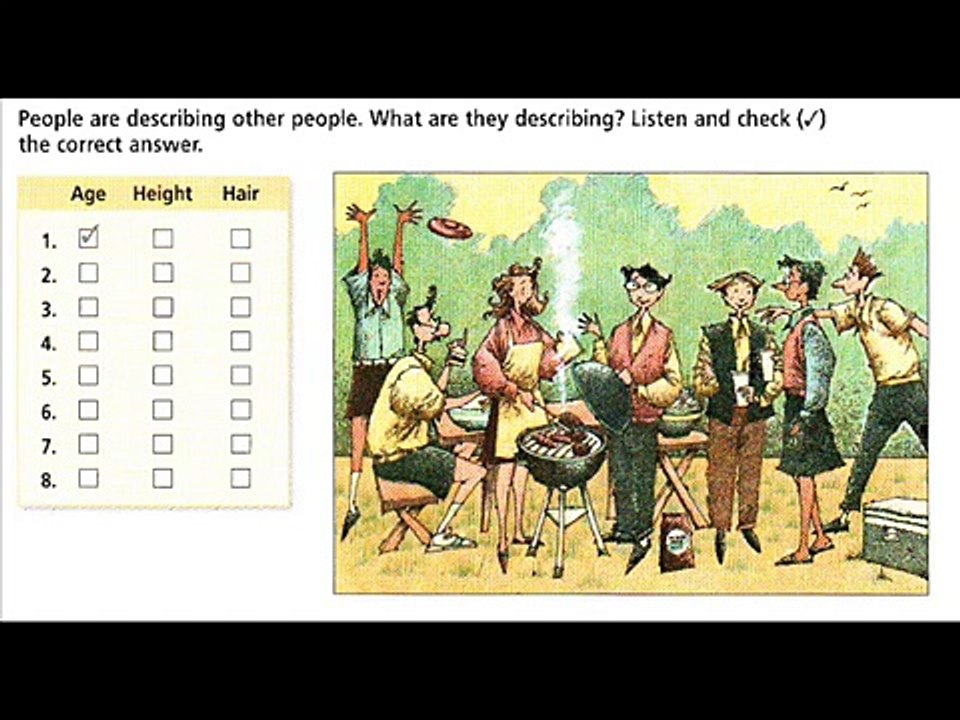 Descriptions people -  Learn English - English conversation - Listening english