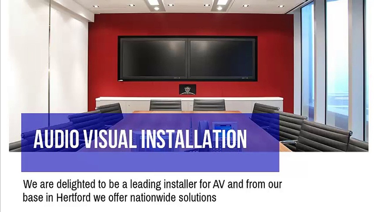 Audio Visual Installation