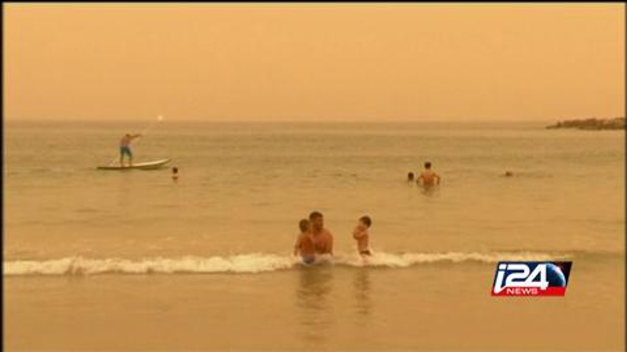 Sandstorm engulfs Middle East