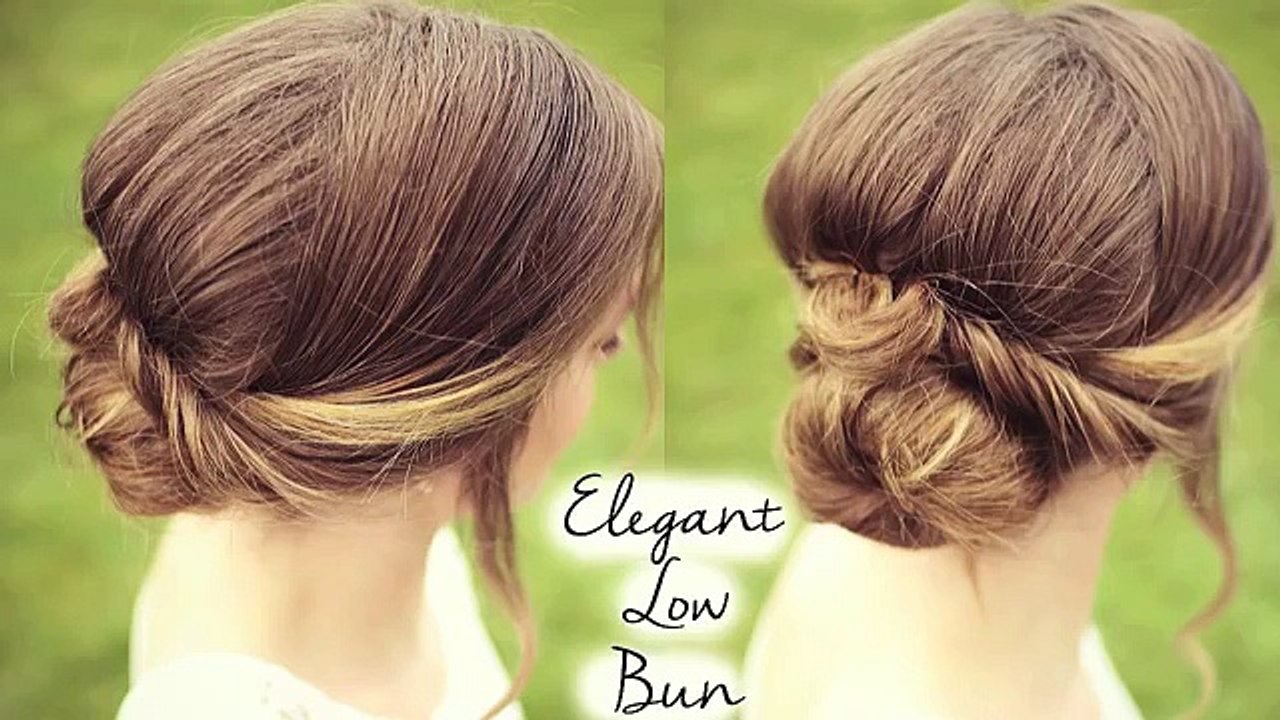 Bun Hair Tutorial _ Formal hairstyles tutorial