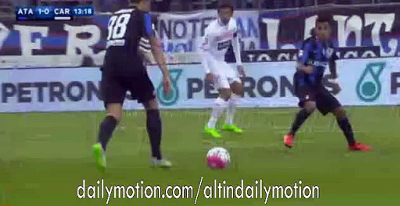 Atalanta Big Chance - Atalanta vs Carpi - Serie A - 18.10.2015
