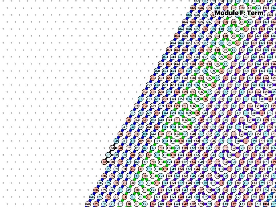 [Oritatami] Folding Turing (15/ABC)