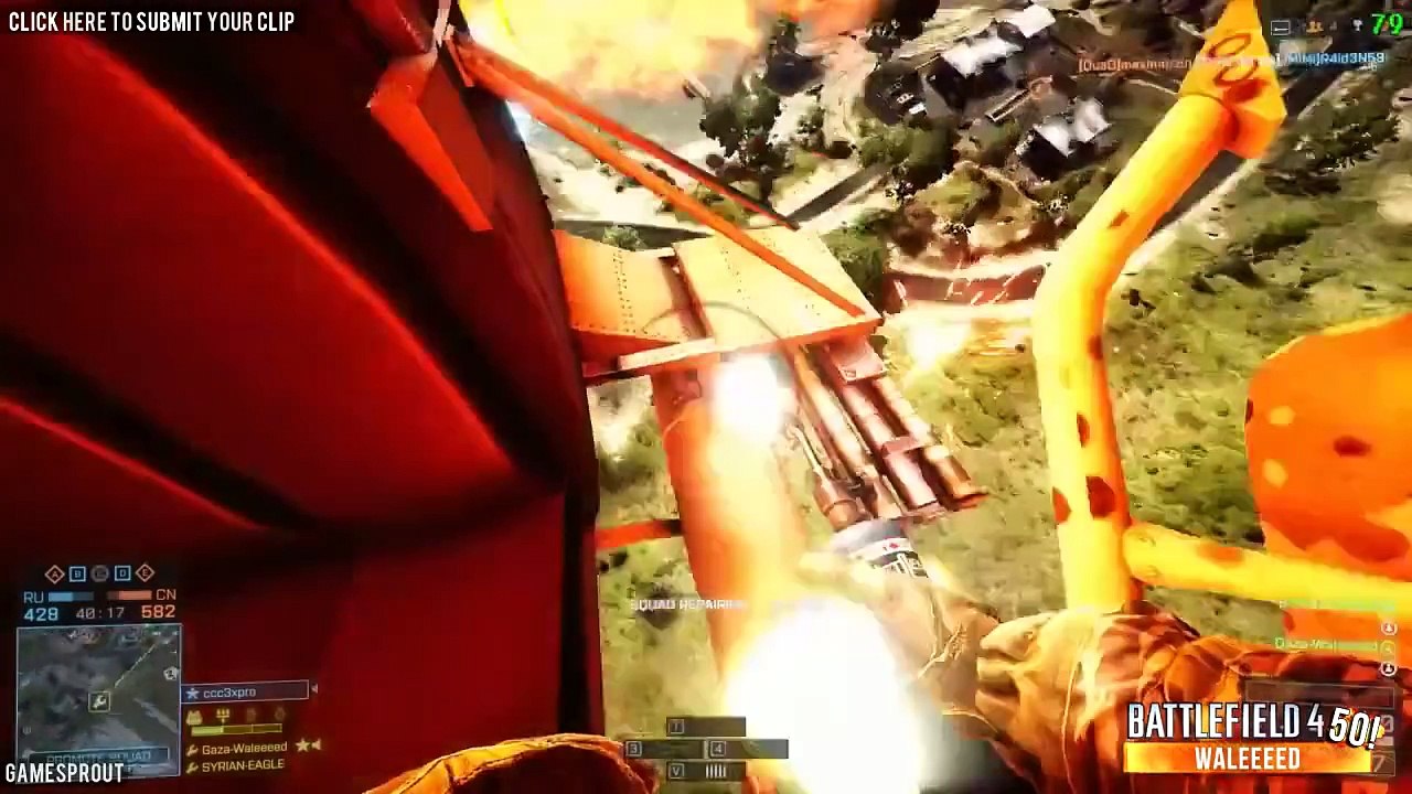 TOP 50 GREATEST MOMENTS IN BATTLEFIELD 4 (GameSprout) #2