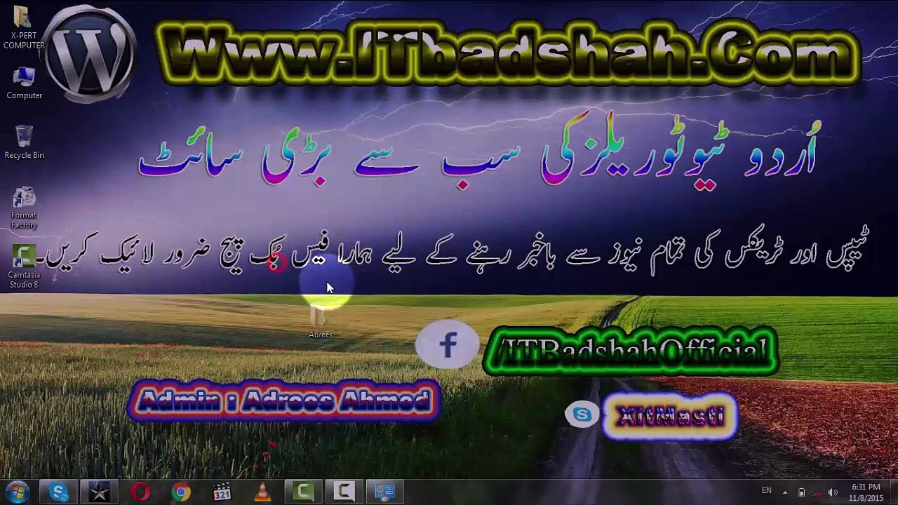 How To Hides Any Folder On Pc In Urdu And Hindi Tutorial.