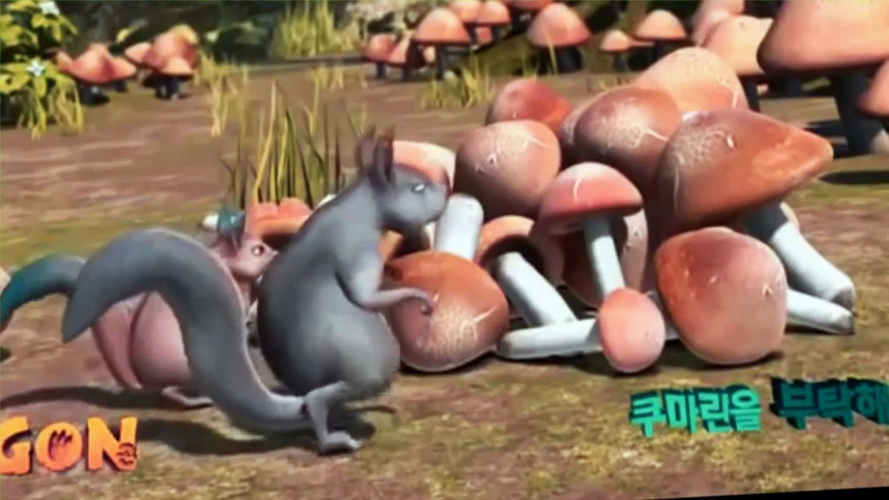 Cartoon dinosaur playfully 3Danimation