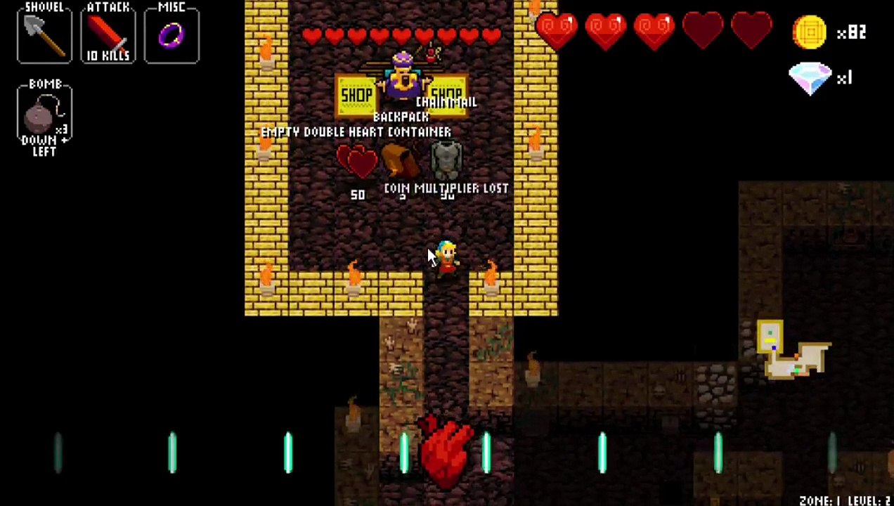 Crypt of the NecroDancer pt 14 - "DO NOT USE GLASS WEAPONS!" Or "Arrow Keys Make Me RAGE!"