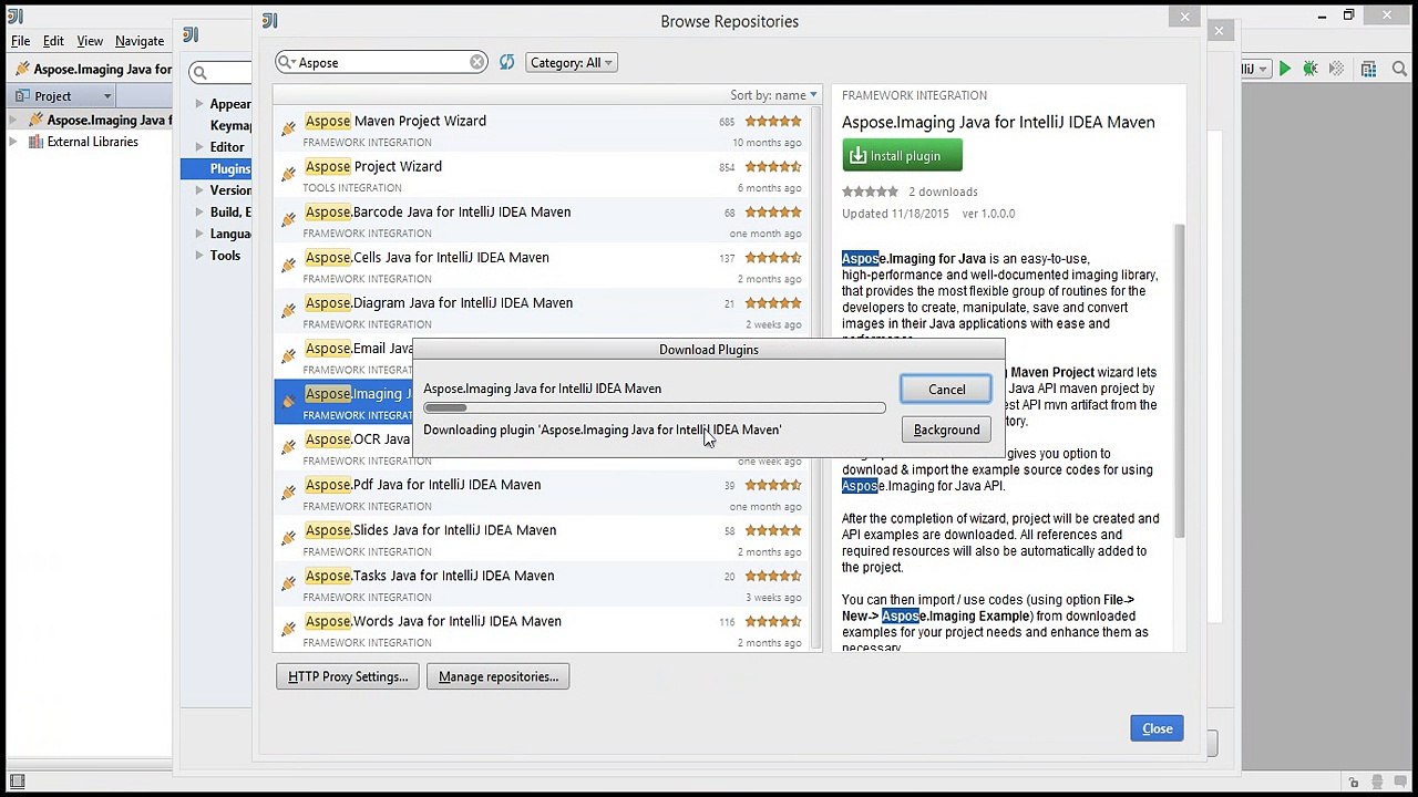 Aspose.Imaging Java for IntelliJ IDEA (Maven) - Plugin v1.0.0.0 Released!