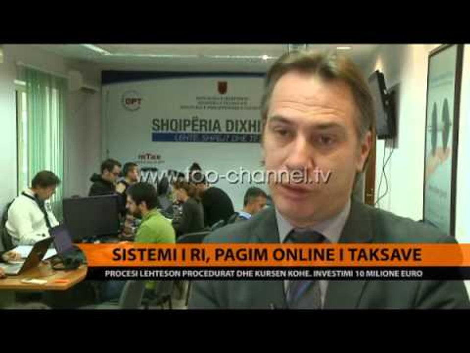 Sistemi i ri, pagim online i taksave - Top Channel Albania - News - Lajme