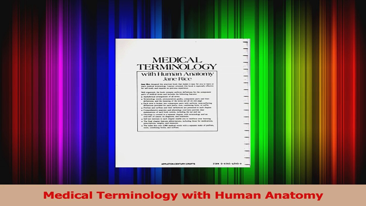 Medical Terminology with Human Anatomy PDF