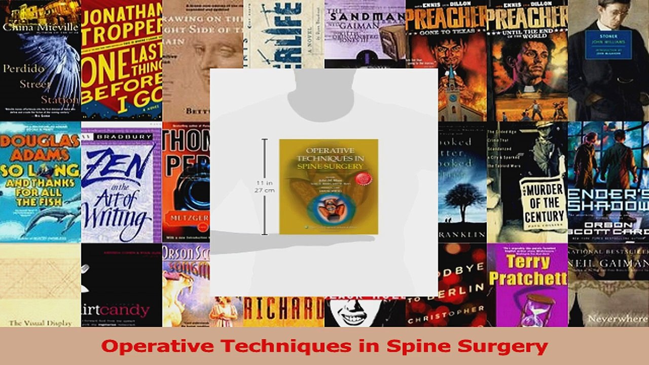 Operative Techniques in Spine Surgery Read Online