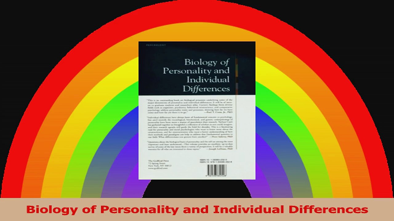 Biology of Personality and Individual Differences Download