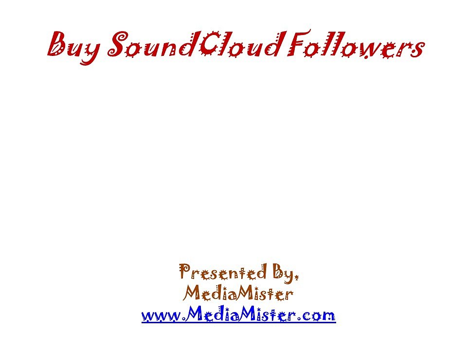 Buy SoundCloud Followers
