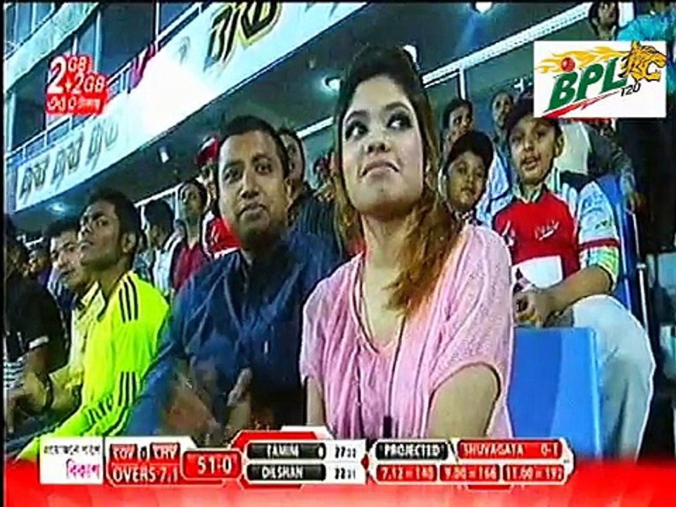 Highlights - Chittagong Vikings vs Comilla Victorians - 1st Innings BPL 2015