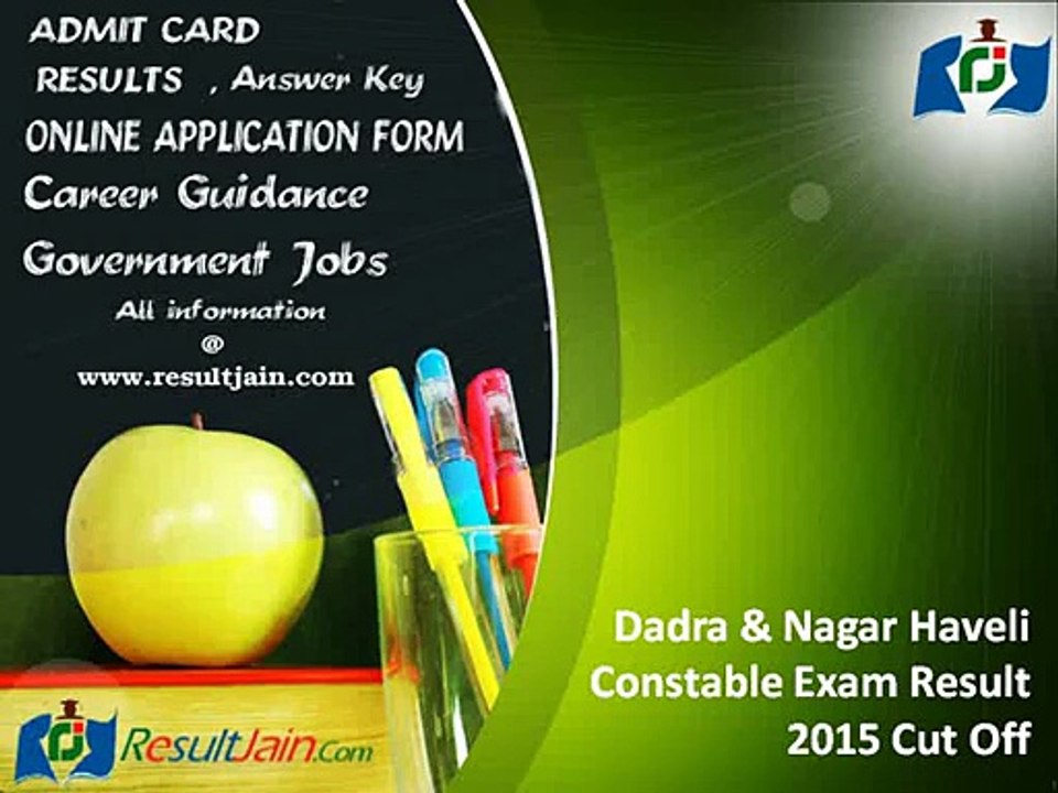 Dadra & Nagar Haveli Constable Exam Result 2015
