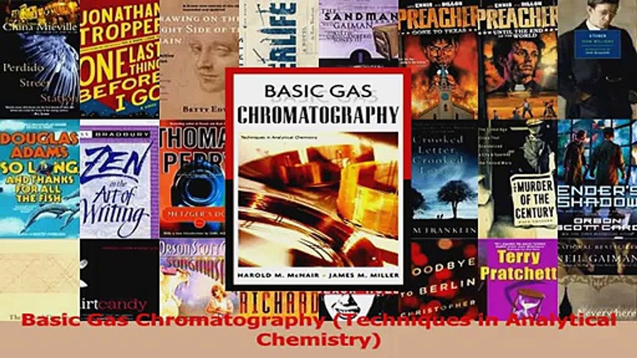PDF Download  Basic Gas Chromatography Techniques in Analytical Chemistry PDF Online