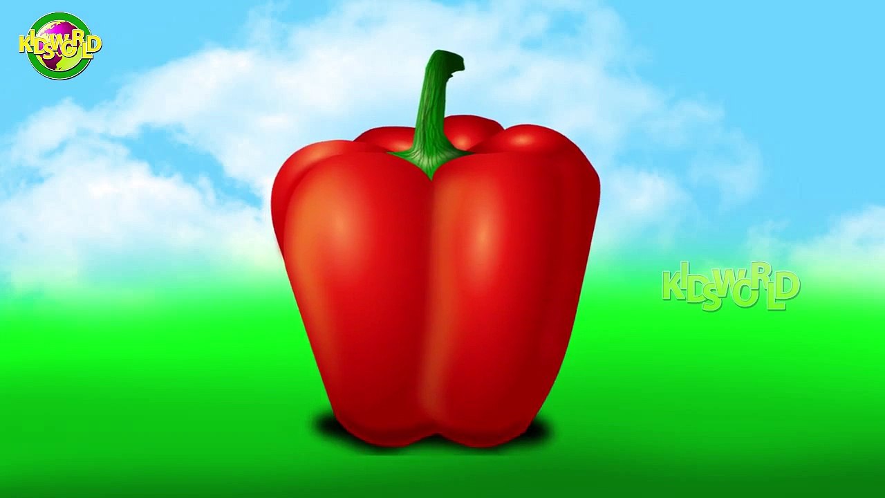 Capsicum Cartoon Finger Family Nursery | Finger Family Rhymes | Kids World | Finger Family