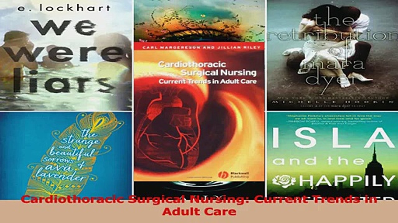 Cardiothoracic Surgical Nursing Current Trends in Adult Care PDF