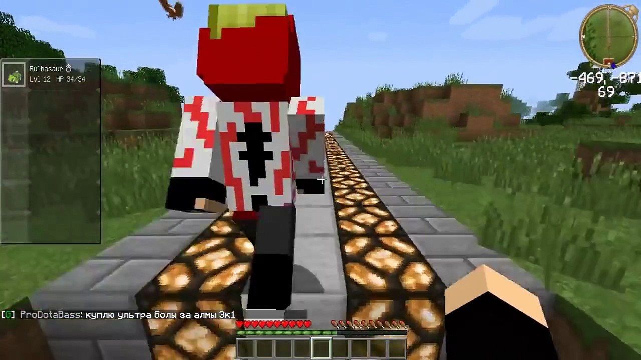 Minecraft PIXELMON #2 - (Переезд в деревню)