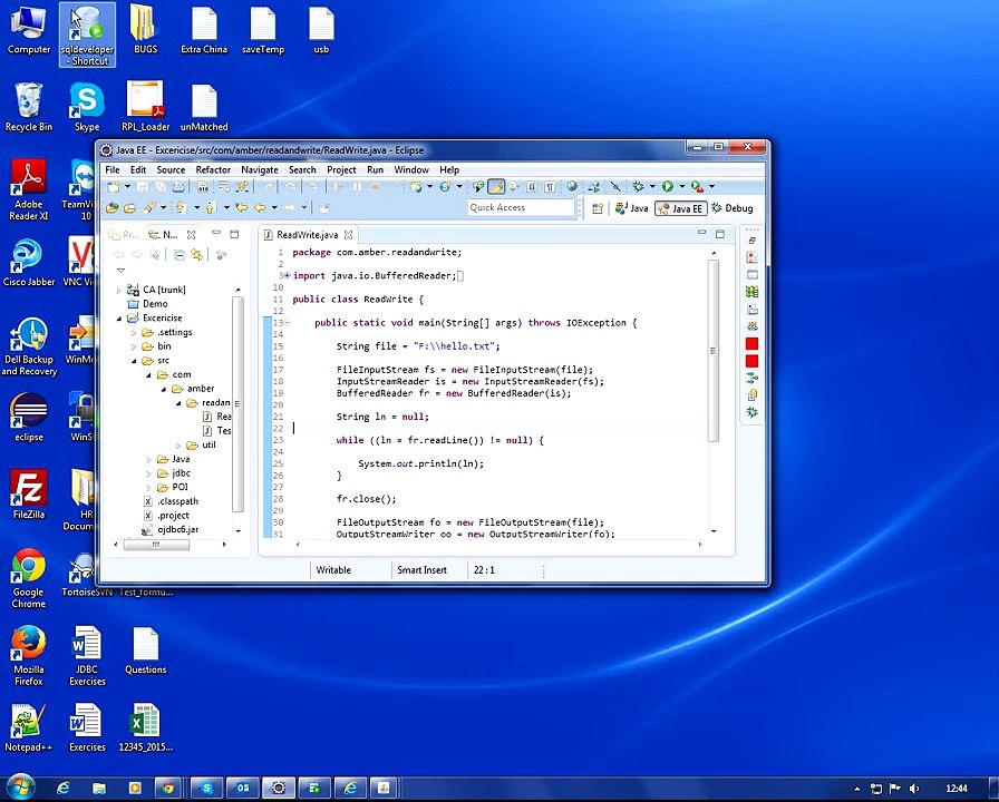 Read/Write File in Java