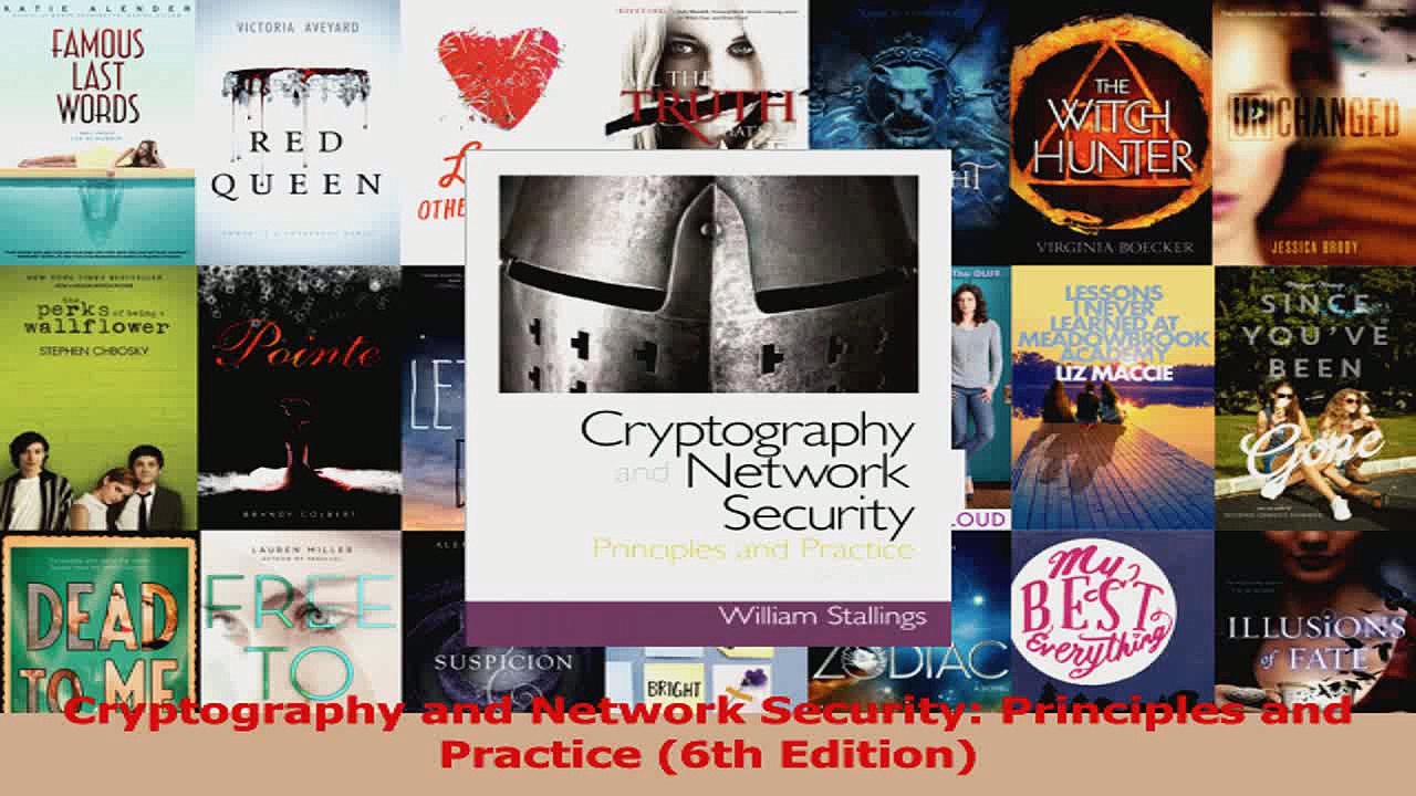 Cryptography and Network Security Principles and Practice 6th Edition PDF