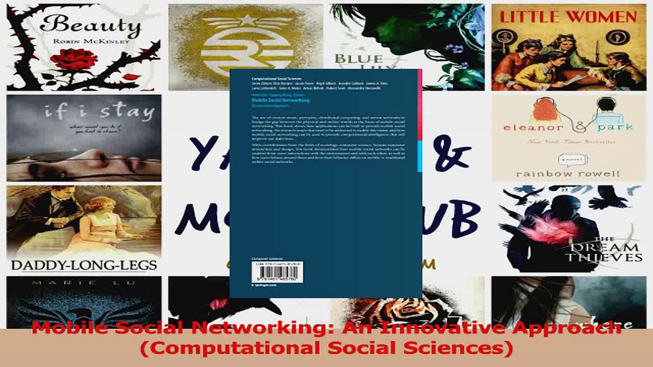 Mobile Social Networking An Innovative Approach Computational Social Sciences Download