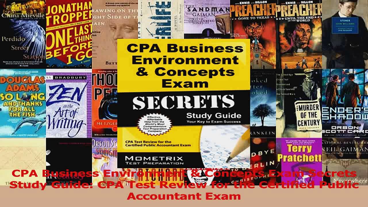 CPA Business Environment  Concepts Exam Secrets Study Guide CPA Test Review for the Read Online