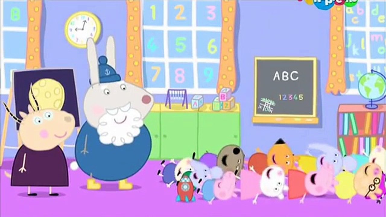 Свинка Пеппа Дедушка Кролик в космосе