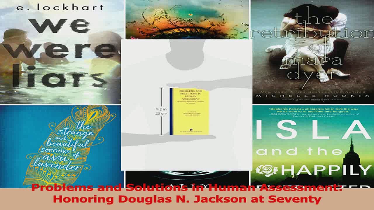PDF Download  Problems and Solutions in Human Assessment Honoring Douglas N Jackson at Seventy Download Full Ebook