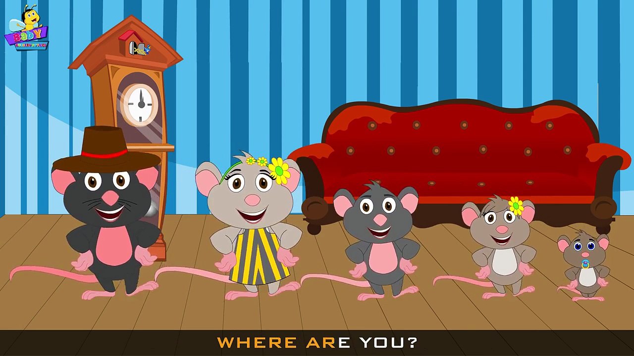 Finger Family Hickory Dickory Dock Finger Family | Finger Family Songs | Finger Family