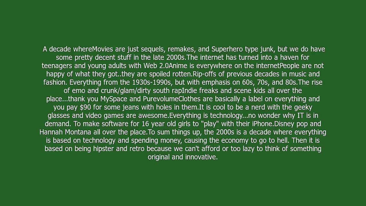 2000s meaning and pronunciation