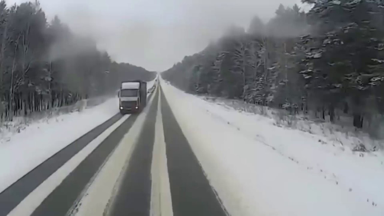 Страшные Зимние Аварии с Грузовиками