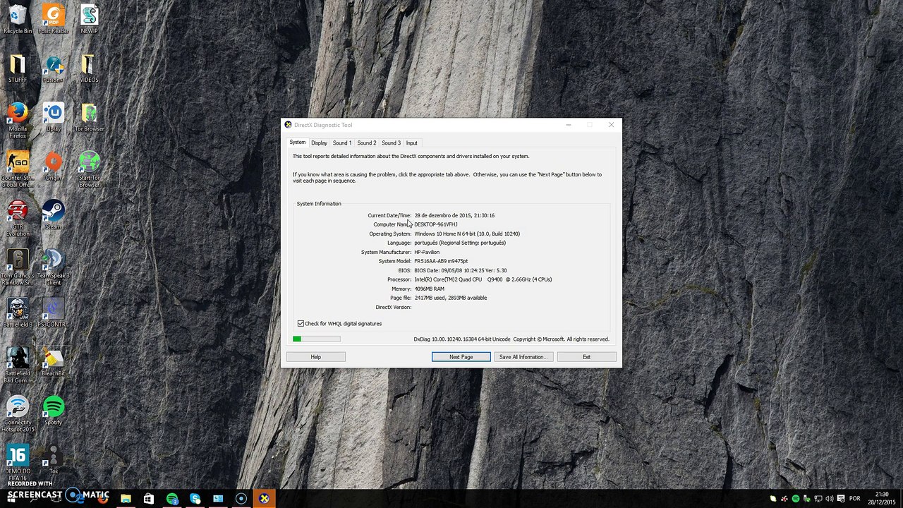 How to quickly check your PC SPECS on Windows10