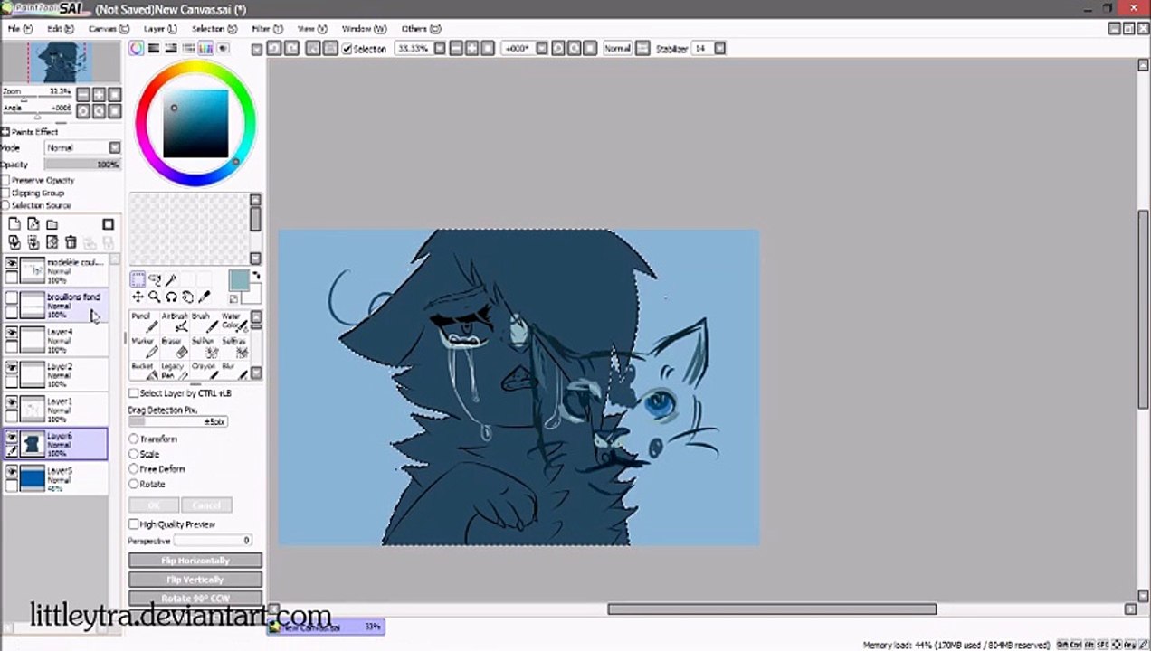 Speed Paint Warriors Cats Bluestar