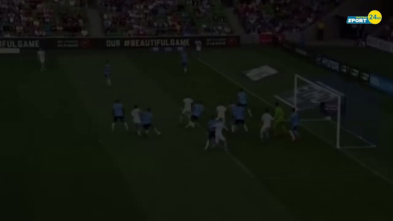 Aaron Hughes Goal - Melbourne City 1-0 Sydney FC 02.01.2016 HD