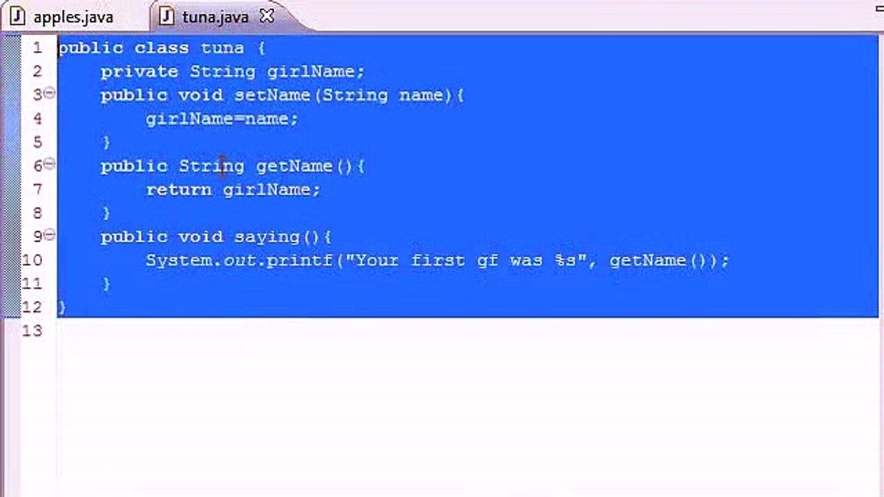 Comprehensive Java Tutorial - Full Clip 22