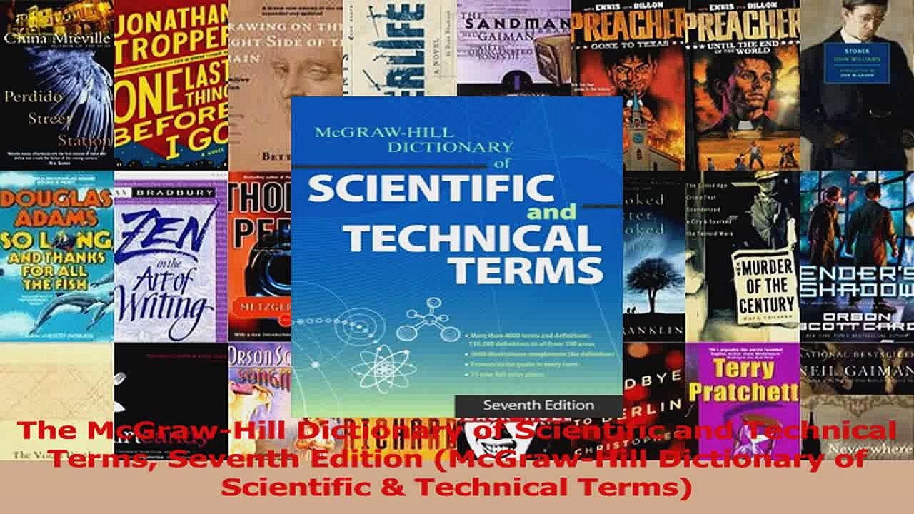 PDF Download  The McGrawHill Dictionary of Scientific and Technical Terms Seventh Edition McGrawHill Download Online