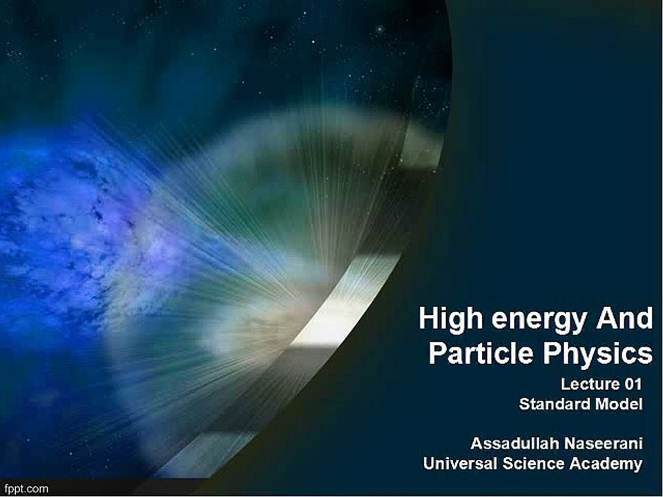 Higher energy particle physics part one