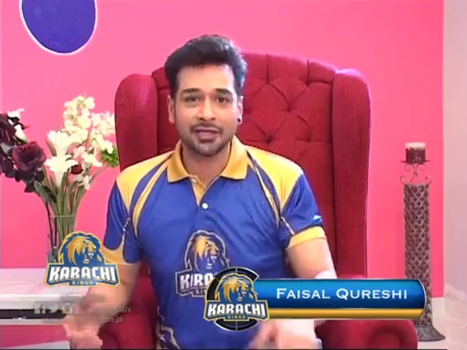 Faysal Quraishi Special Message For His Fans,  KarachiKings